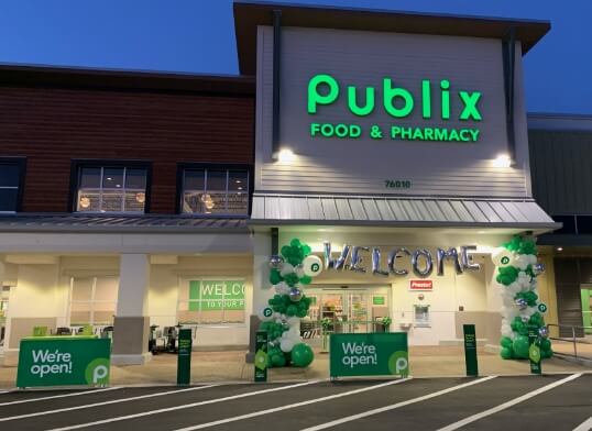 The Publix grocery store in Wildlight.